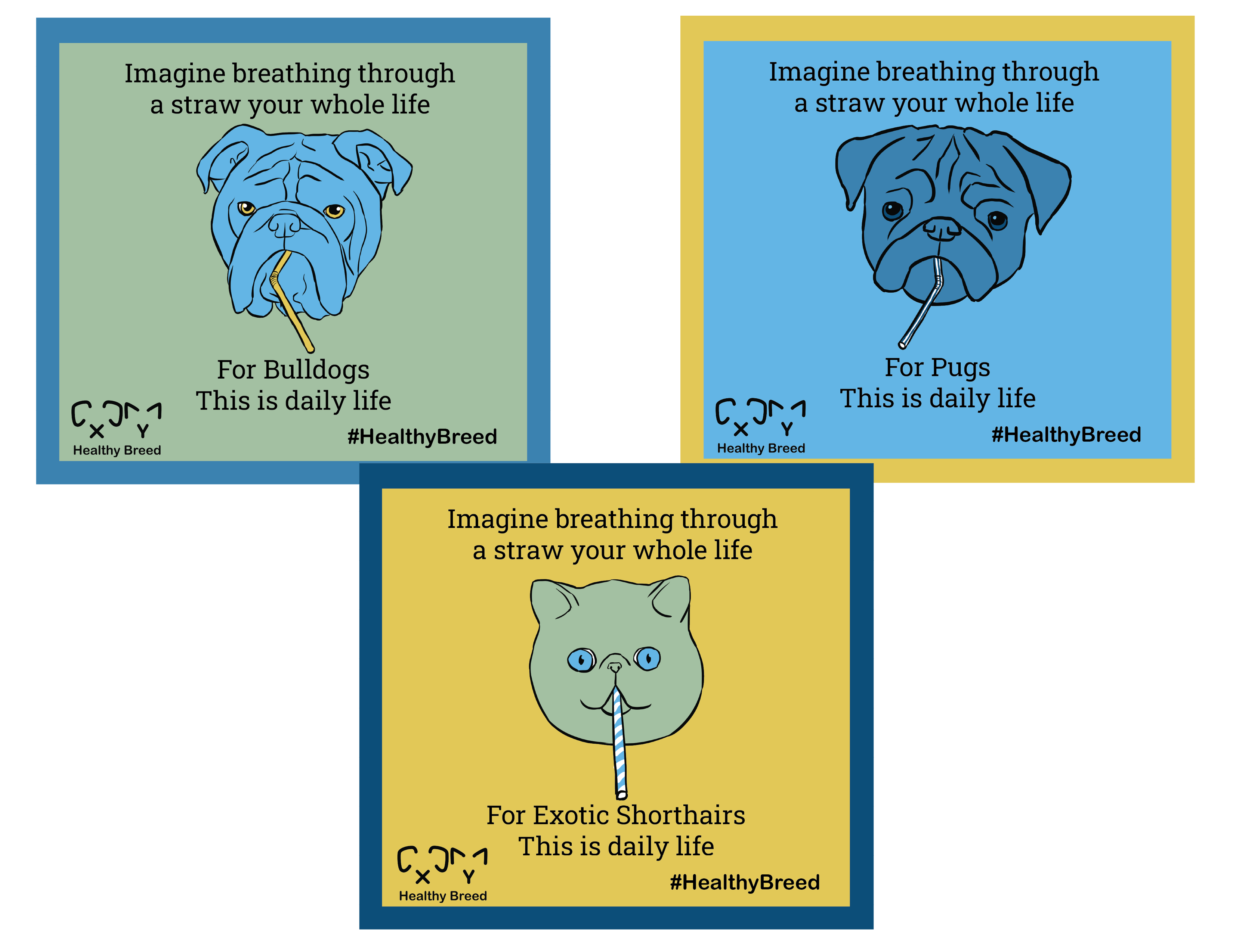 healthy breed stickers